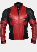 Deadpool 3 Red Leather Jacket - Image 2