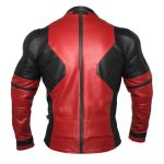 Deadpool 3 Red Leather Jacket - Image 3