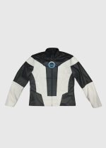 Radiant Black Leather Jacket - Image 2