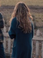 A Discovery Of Witches Teresa Palmer Blue Cardigan - Image 3