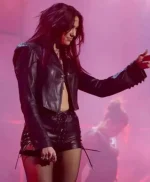 BRIT Awards 2024 Dua Lipa Leather Jacket - Image 3