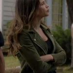 Bailey Nune The Rookie Green Leather Jacket