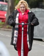 Big Mood 2024 Nicola Coughlan Puffer Hooded Coat