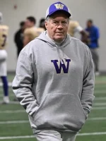 Bill Belichick Washington Huskies Grey Hoodie