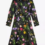 Elsbeth 2024 Carrie Preston Floral Trench Coat