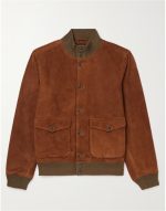 A Man In Full 2024 Jeff Daniels Brown Suede Jacket - Image 2