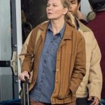 Kirsten Dunst Civil War Brown Jacket