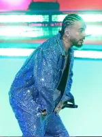 J Balvin Coachella 2024 Blue Jacket - Image 3