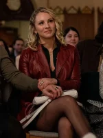 Lanie McAuley Country Hearts Christmas Leather Coat - Image 3