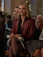 Lanie McAuley Country Hearts Christmas Leather Coat - Image 2