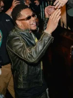 Devin Haney NYC 2024 Black Leather Jacket - Image 2