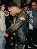 Devin Haney NYC 2024 Black Leather Jacket - Image 4