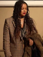 Big Mood 2024 Lydia West Houndstooth Blazer