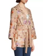Elsbeth 2024 Carrie Preston Embroidered Wrap Jacket - Image 4