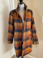 Home Town S07 Erin Napier Orange Checkered Coat - Image 2