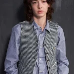 Brigette Lundy-Paine I Saw the TV Glow 2024 Houndstooth Vest