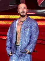 J Balvin Coachella 2024 Blue Jacket