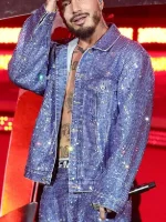J Balvin Coachella 2024 Blue Jacket - Image 2