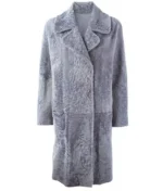 Younger Season 2 Kelsey Peters Grey Fur Coat - Image 2