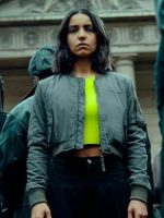 Furies 2024 Lina El Arabi Cropped Bomber Jacket