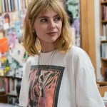 Lucy Boynton The Greatest Hits White Shirt