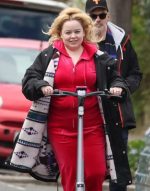 Big Mood 2024 Nicola Coughlan Puffer Hooded Coat - Image 2