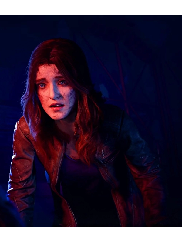 Marvel-Spider-Man-2-Mary-Jane-Brown-Leather-Jacket Marvel Spider-Man 2 Mary Jane Brown Leather Jacket - Image 1