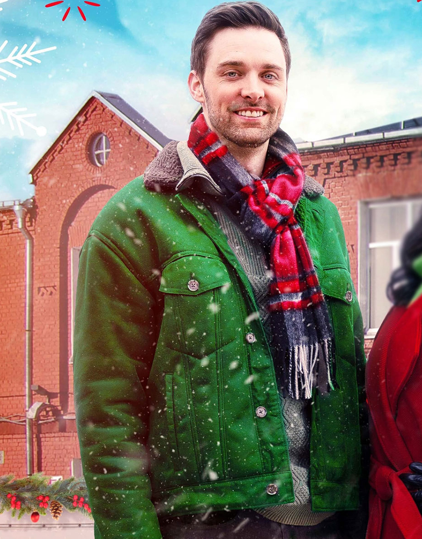 Merry-Magic-Christmas-2023-Andrew-Dunbar-Green-Jacket Merry Magic Christmas 2023 Andrew Dunbar Green Jacket - Image 1