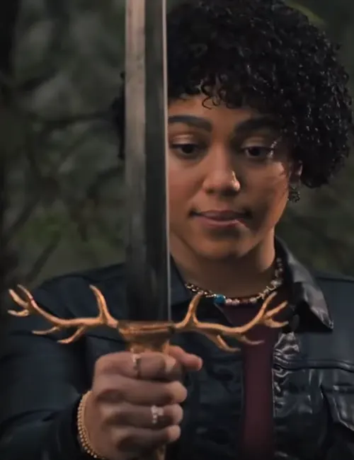 Mychala-Lee-The-Spiderwick-Chronicles-Black-Jacket Mychala Lee The Spiderwick Chronicles Black Jacket - Image 1