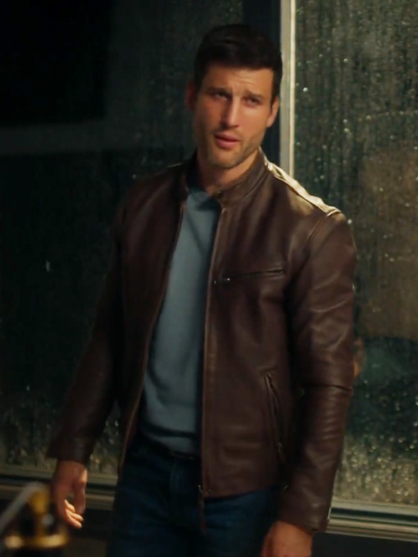 Nick-The-Image-Of-You-2024-Brown-Leather-Jacket The Image Of You Parker Young Brown Jacket - Image 1