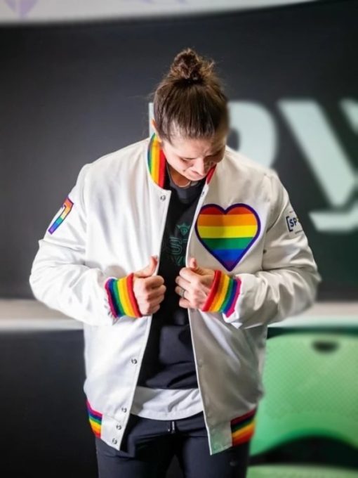 PWHL-Boston-Jamie-Lee-Rattray-Bomber-Jacket-510x680 PWHL Boston Jamie Lee Rattray Jacket - Image 1