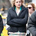 The Crown S04 Princess Diana Black Jacket
