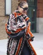 Rita Ora 2024 Met Gala Orange Coat - Image 2