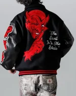 Saint Michael Devil Varsity Jacket - Image 4