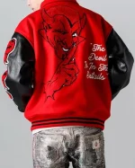 Saint Michael Devil Varsity Jacket - Image 2