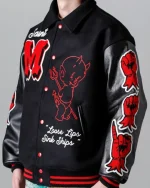 Saint Michael Devil Varsity Jacket - Image 3