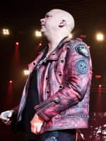 Michael Kiske Halloween Music Festival Red Leather Jacket - Image 3