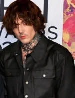 Oliver Sykes Black Crop Leather Jacket - Image 2