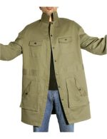 Spider Man Into The Spider Verse Peter B Parker Green Cotton Coat - Image 2