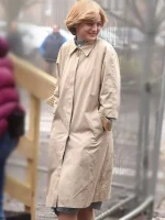 The Crown S04 Princess Diana Beige Trench Coat - Image 2