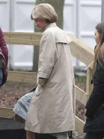 The Crown S04 Princess Diana Beige Trench Coat - Image 3