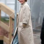 The Crown S04 Princess Diana Beige Trench Coat