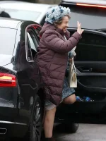 Queen Elizabeth the Queen Mother The Crown S04 Puffer Coat - Image 2