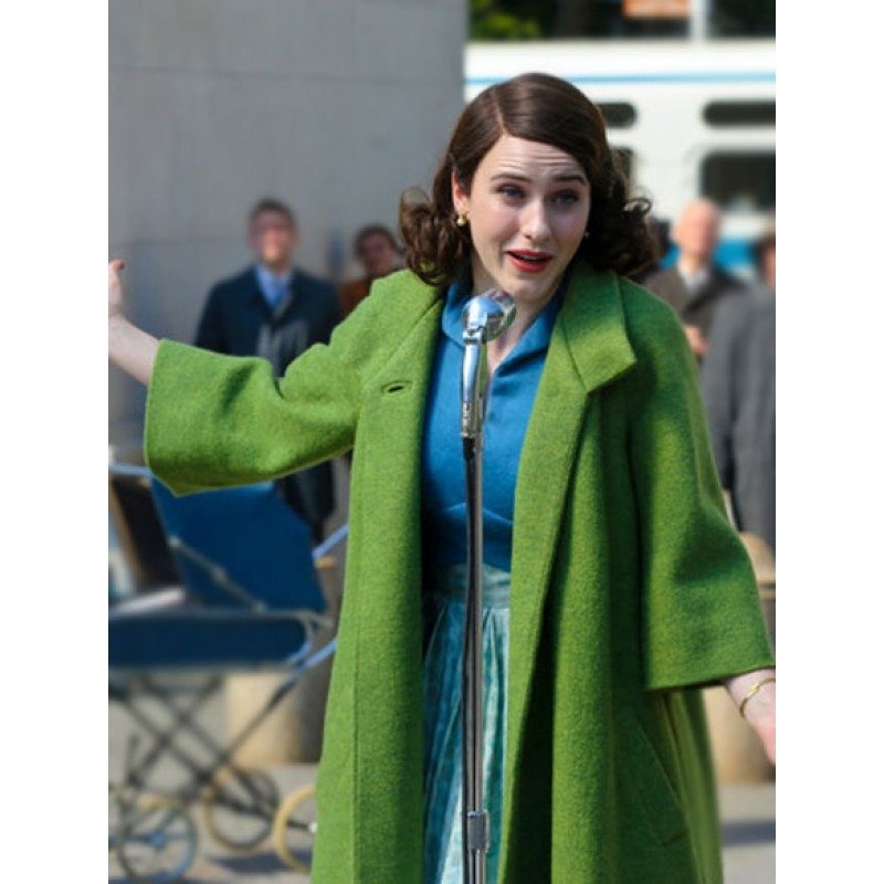 The-Marvelous-Miriam-Maisel-Green-Coat The Marvelous Miriam Maisel Green Coat - Image 1