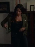 Bailey Nune The Rookie Green Leather Jacket - Image 2