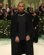 Lewis Hamilton Met Gala 2024 Black Coat - Image 2