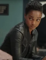 Nyla Harper The Rookie S06 Black Leather Jacket