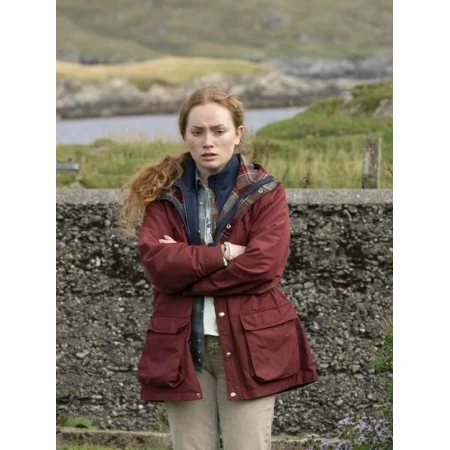 Shetland-S07-Meg-Pattison-Maroon-Hooded-Jacket-450x450h MEG PATTISON SHETLAND S07 MAROON JACKET - Image 1