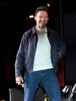 2024 COMIC-CON HUGH JACKMAN BLUE JACKET