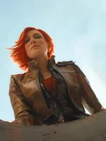 BORDERLANDS CATE BLANCHETT 2024  LEATHER JACKET - Image 4